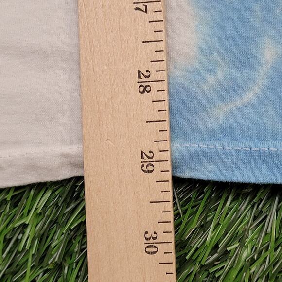 2PAC Tupac-Shakur Tie-Dye Shirt Womens 2XL 24x29 Blue White - Picture 11 of 11